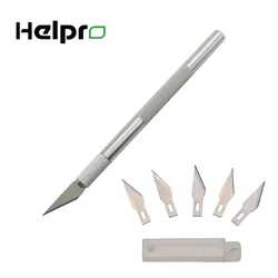 Kit de herramientas de cuchillo de bisturí de Metal, cuchillas antideslizantes, cuchillo de grabado, película de teléfono móvil, corte de papel, herramientas de tallado artesanal #11