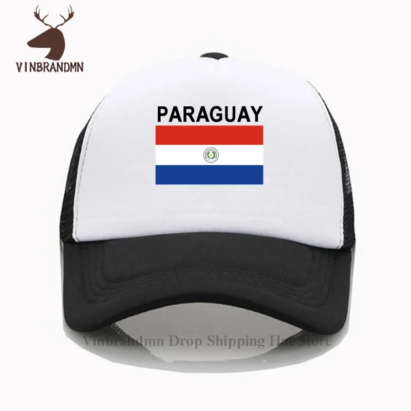 2024 hot sale 100% cotton PRY fishing hats Fashion printed Paraguay country Flag baseball cap summer outdoor hip hop bucket hats