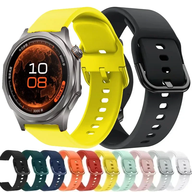 22mm Silicone Band For OnePlus Watch 4 3 2 2R/OnePlus 46mm/Lite Wristband Sport Strap For OPPO Watch S X X2 4Pro Bracelet Correa