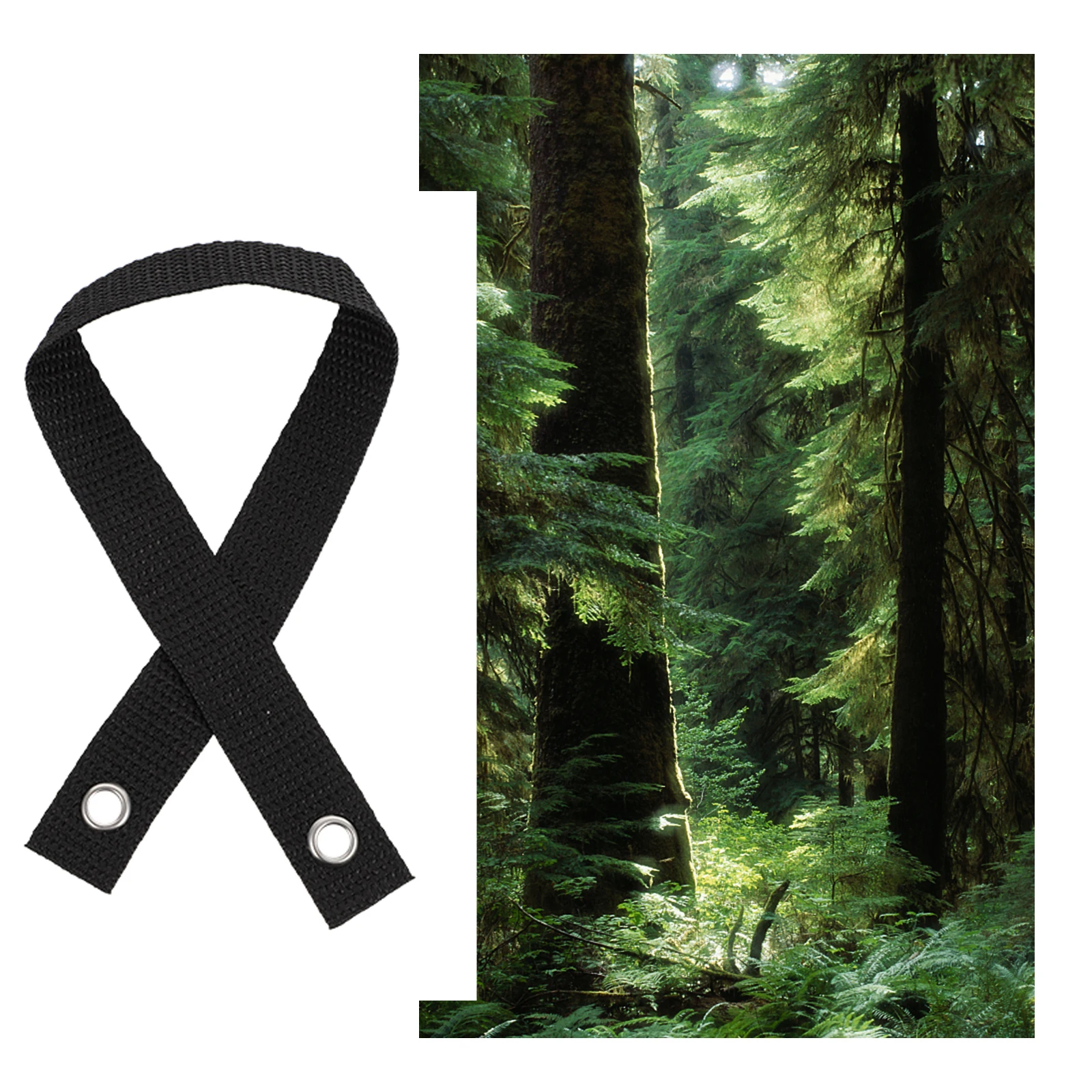 

6PCS Grommet Tree Strap Heavy Duty Support Plant Ties Hurricane Protection Wide Long Safe Use Superior Materials