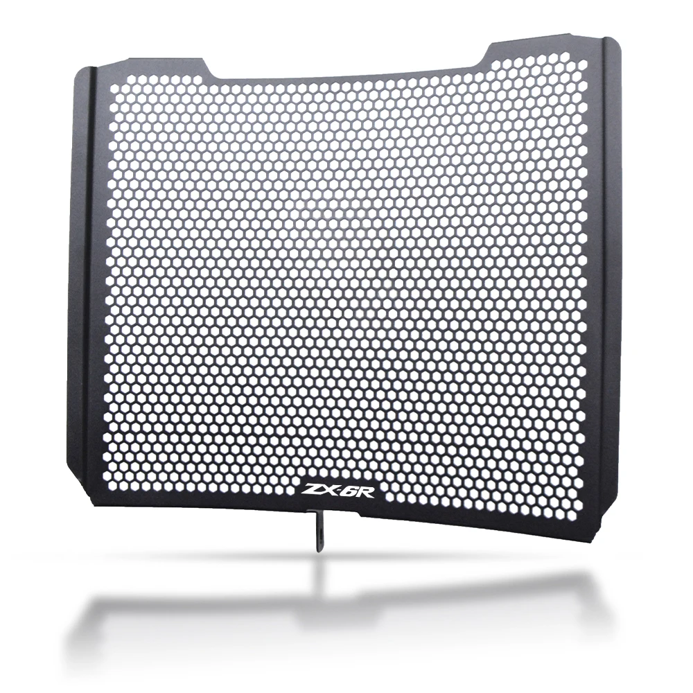 Radiator Guard For Kawasaki ZX6R ZX-6R ZX 6R ZX636 Radiator Grille Guard Cover Protector 2007 2008 2009 2010 2011 2012 view 3