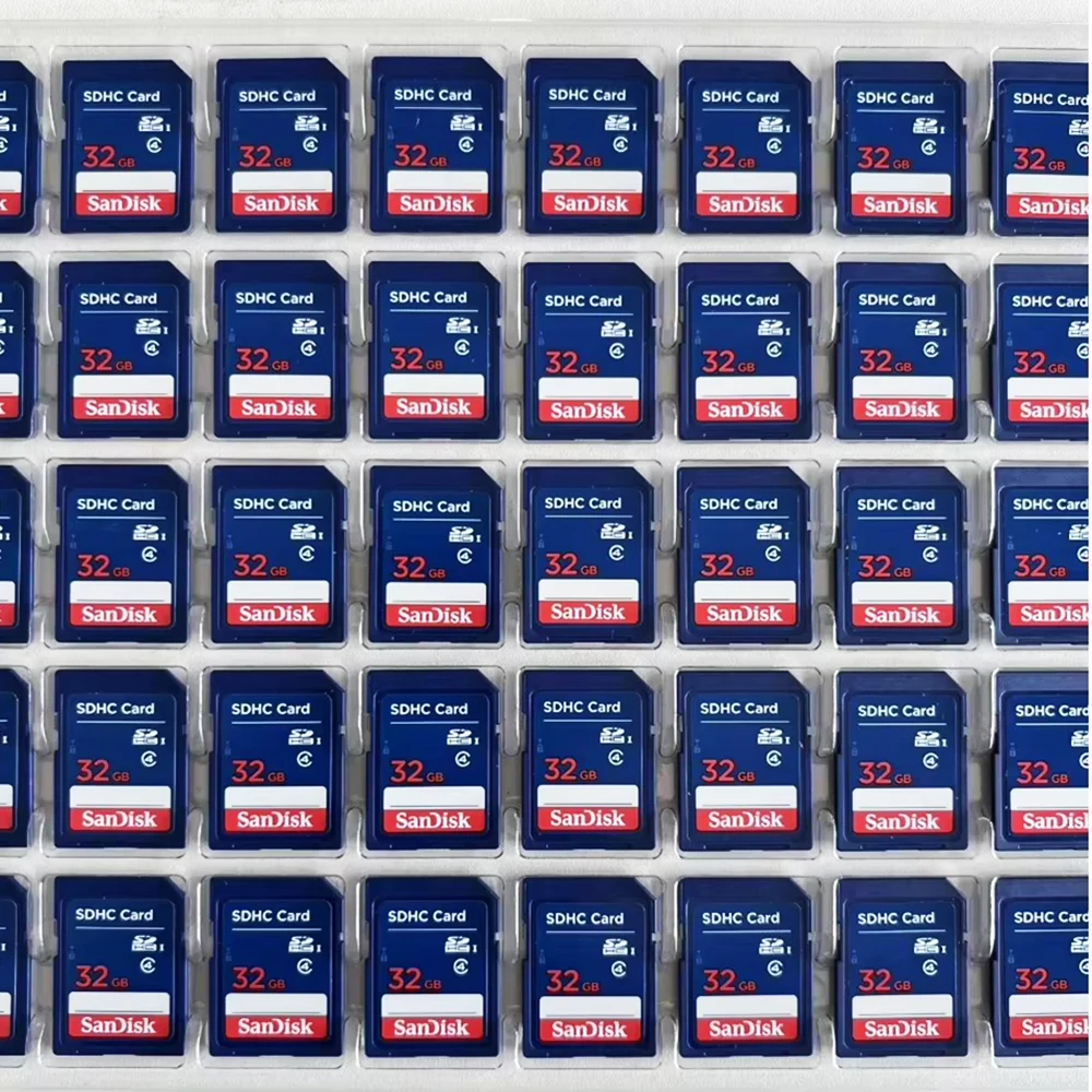 SanDisk بطاقة SD 32 جيجابايت بطاقة ذاكرة الكاميرا لكانون نيكون باناسونيك CCD بطاقة الكاميرا الرقمية سيارة شنت بطاقة فلاش SDHC بطاقة كبيرة