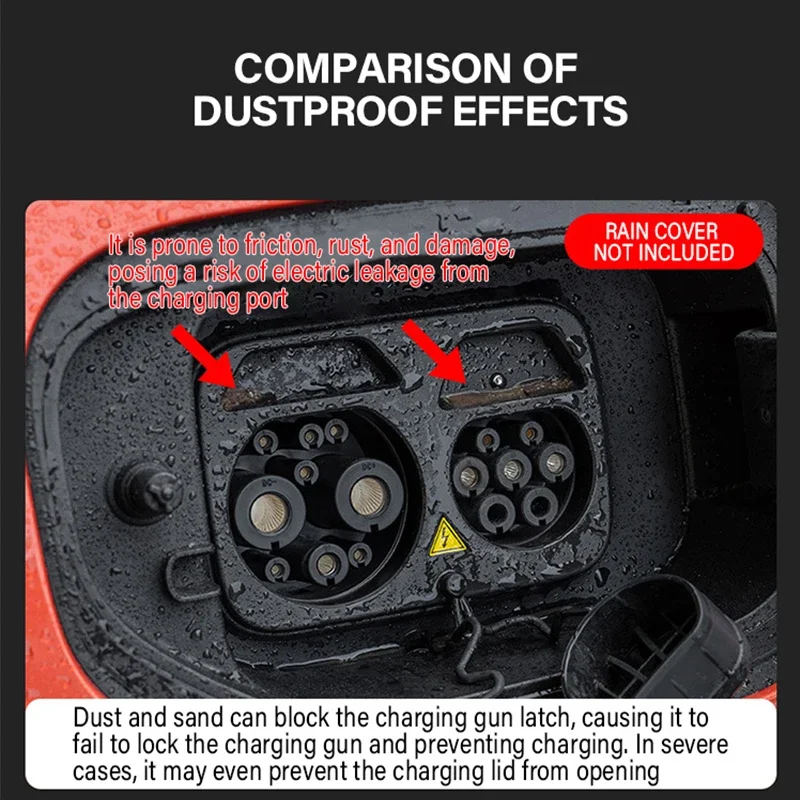 For GWM Ora 5 EV Accessories 2027 2026 SUV Car Charging Rain Covers Auto Charg Gun Prevent Electric Shock Cases Waterproof Parts