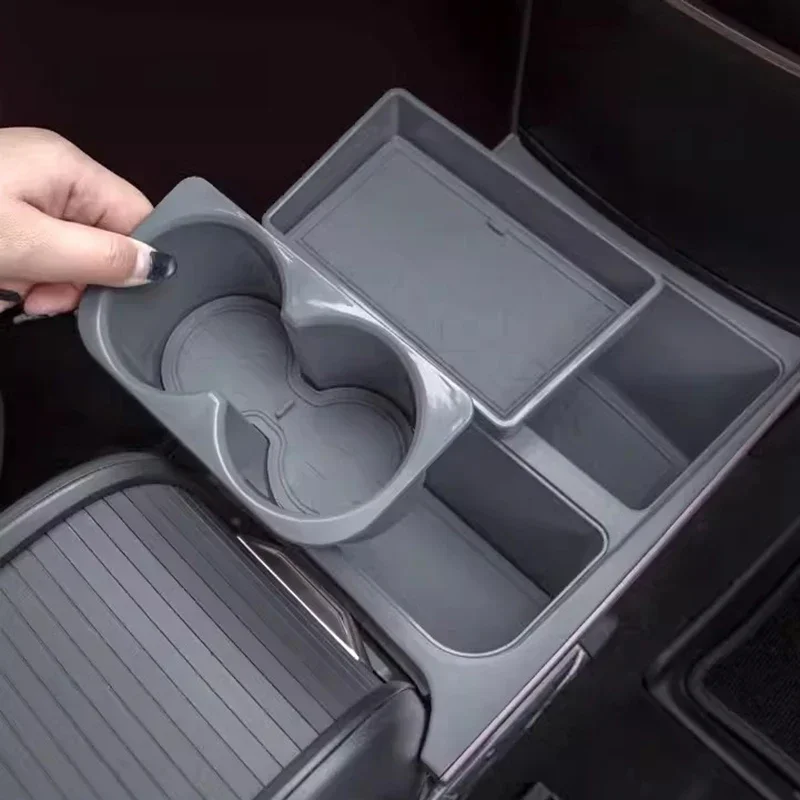 Car Seat Aisle Double-Layer Storage Box Bracket Tray for ZEEKR X Interior Modification Accessories