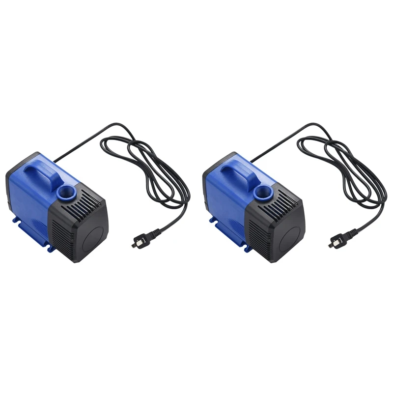 2X Submersible Water Pump 80W 3.5M For 1.5Kw 2.2Kw Spindle Motor Cnc Engraving Machine,Us Plug