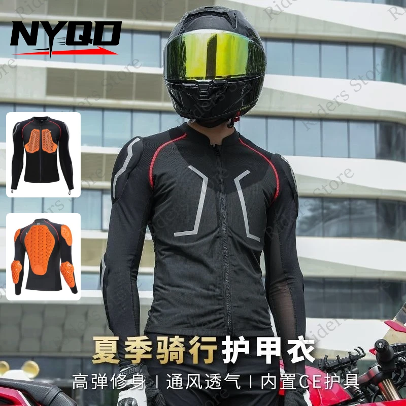 

Летняя мотоциклетная куртка-броня с сетчатыми вставками, дышащая, легкая, для мужчин и женщин, для гонок и защиты.