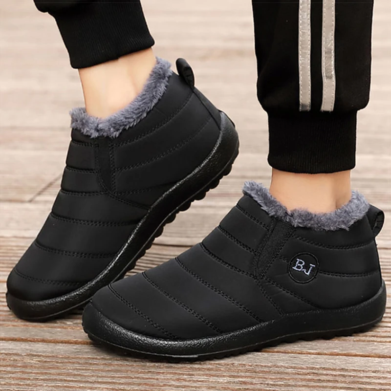 Men's Sneakers 2024 Winter Shoes Men Casual Sneakers Slip On Fur Shoes Casual Vulcanize Shoes For Men Loafers Winter Sneakers