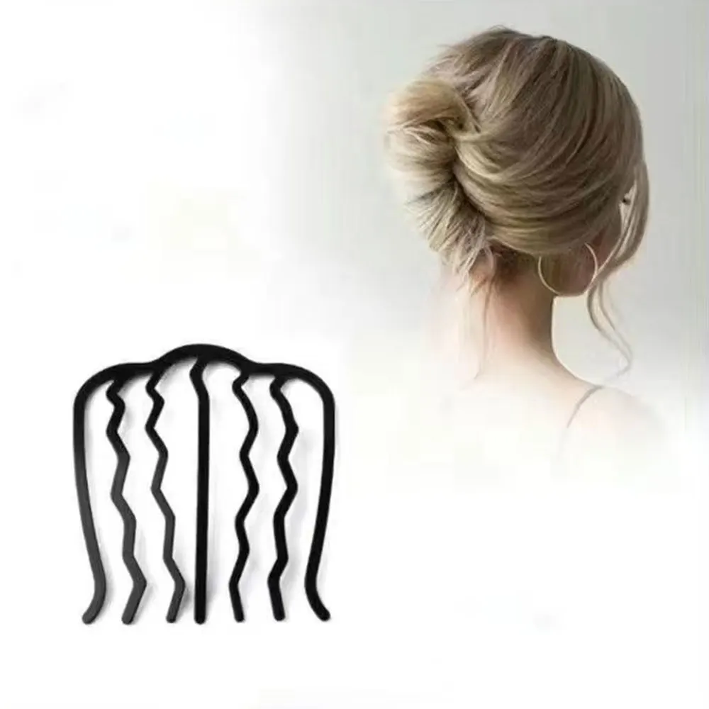 Hair Care Products Women Diy Hair Braid Tool Black U Shaped Clamp Hairpin For Hair Insertion Lazy Hairpin Comb