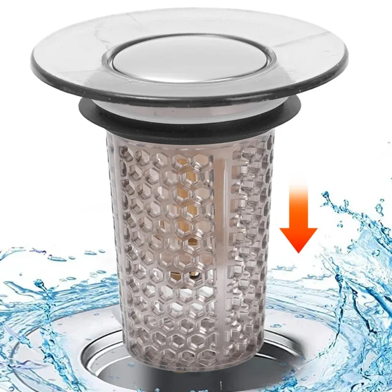 

1/4 шт., сливной фильтр для пола в ванной комнате, пробка для умывальника с защитой от запаха, всплывающая пробка для раковины, ловушка для волос, домашний фильтр для душа