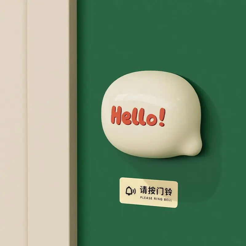 Wireless doorbell A household self-generating creative cute ultra-long-distance door reminder pager