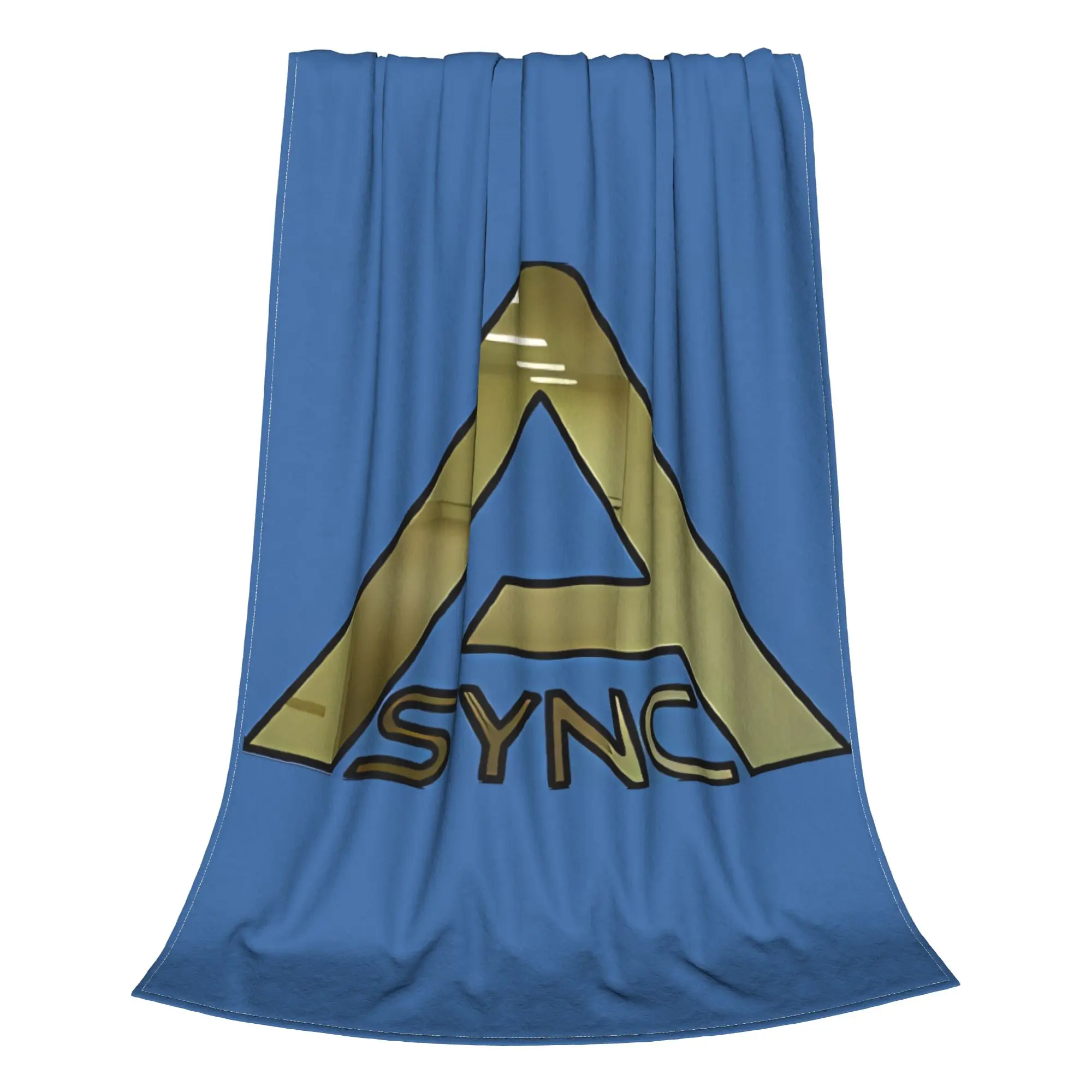 1PC Home Cutecore A Sync Emblem Backrooms Blanket Super Cosy Plush Home Living Room Sofa Halloween