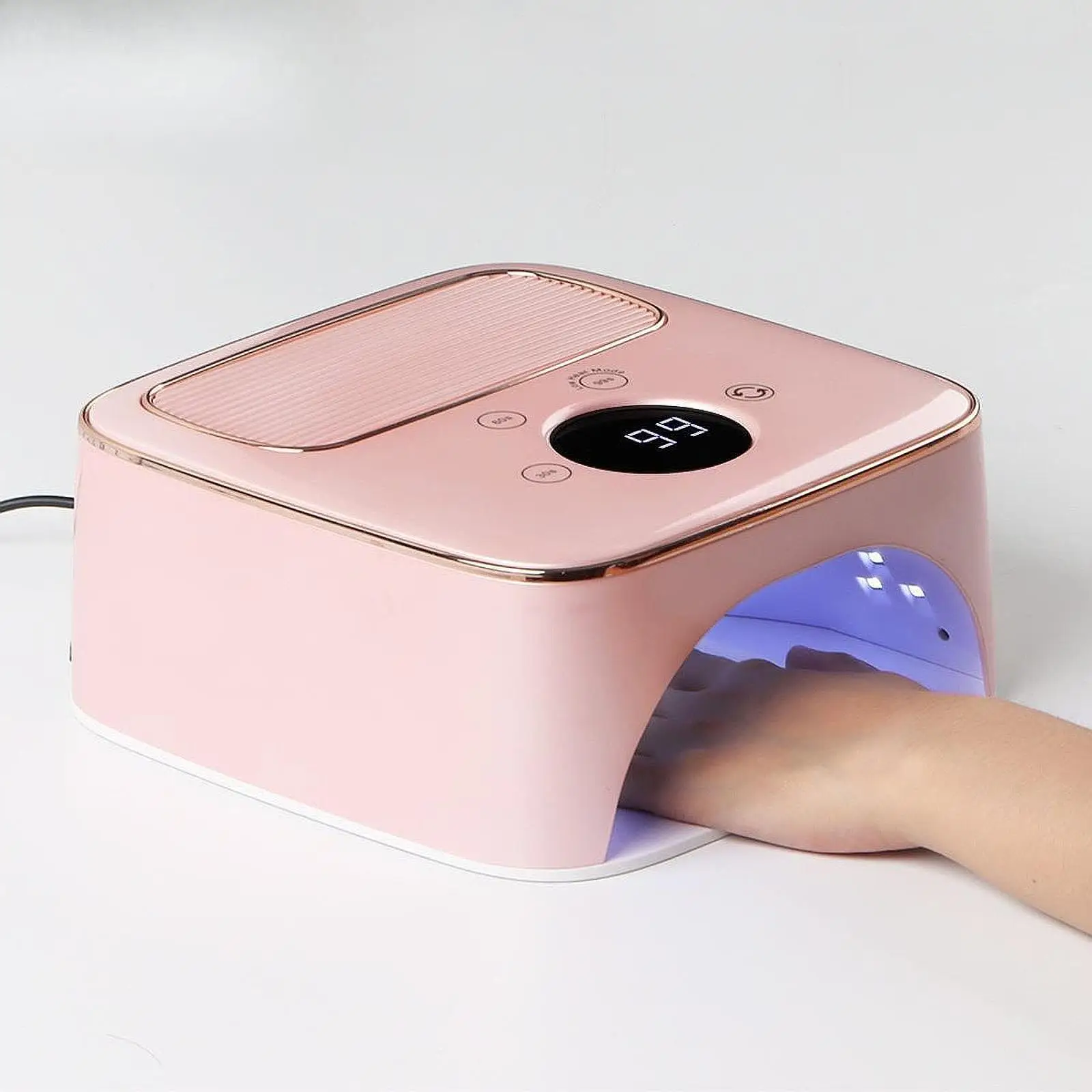 

48W Portable LED Nail Lamp Rechargeable Nail Dryer Machine Manicure Curing Light for Gel Polish Home Salon Starter Kit