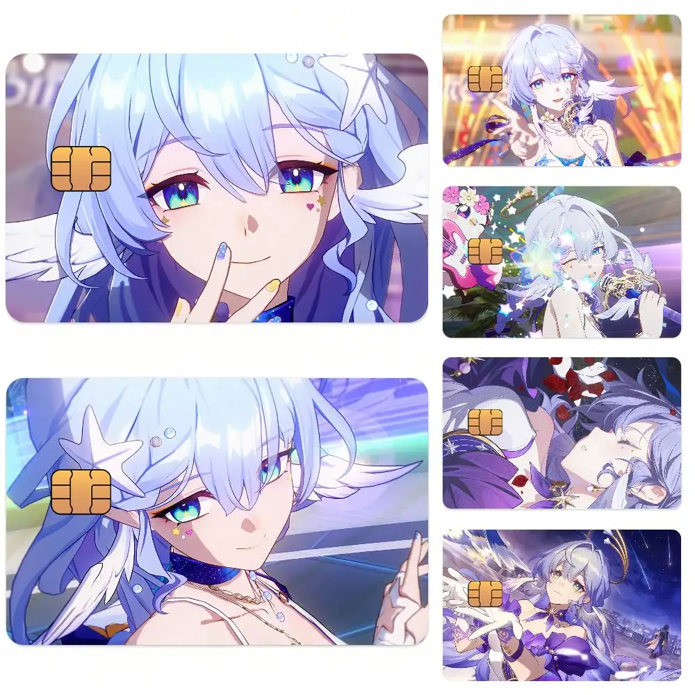 Robin Summeretto Game Honkai Star Rail Card Stickers for Bank Access Protective Waterproof Film Cover Sticker Surprise Gift