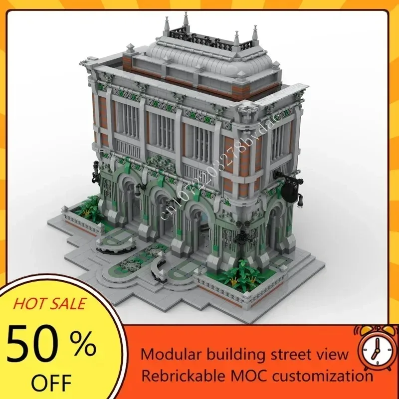 

5163PCS London Modular MOC Custom Puzzle Set -Creative Street View Architecture Model DIY Assembly Educational Birthday Toy Gift