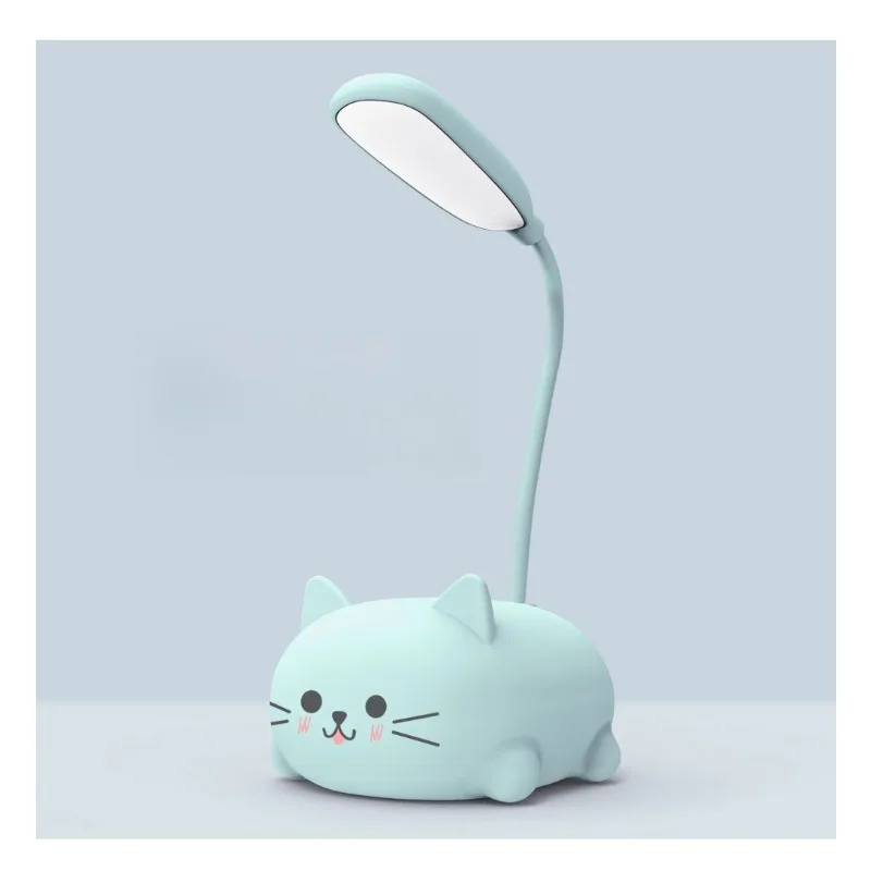 Cartoon Creative Folding LED Small Desk Lamp, Student Eye-protecting Study Book Lamp, USB Charging Mini Night Light