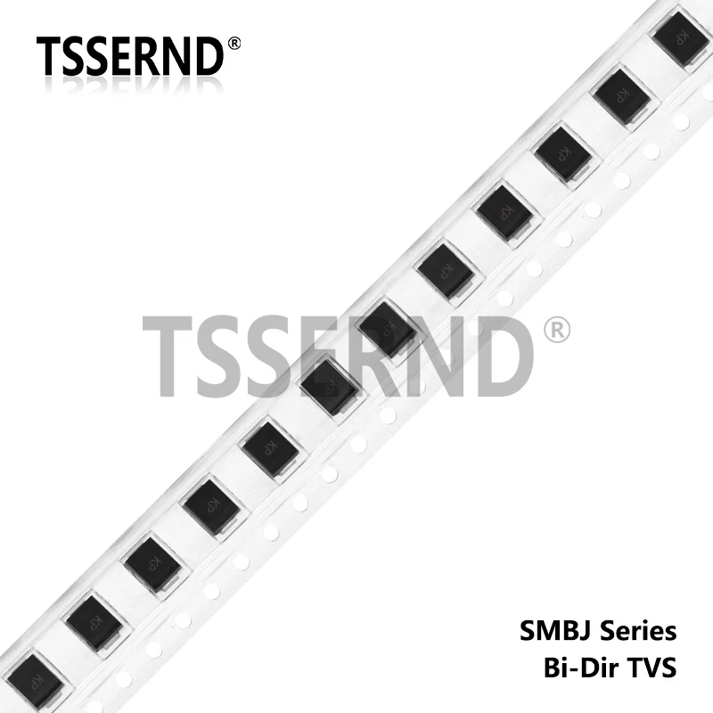 20pcs TVS Diode Bi-Dir 600W SMB SMBJ5.0CA SMBJ6.0CA SMBJ6.5CA SMBJ7.5CA SMBJ12CA SMBJ18CA SMBJ24CA SMBJ28CA SMBJ33CA SMBJ200CA