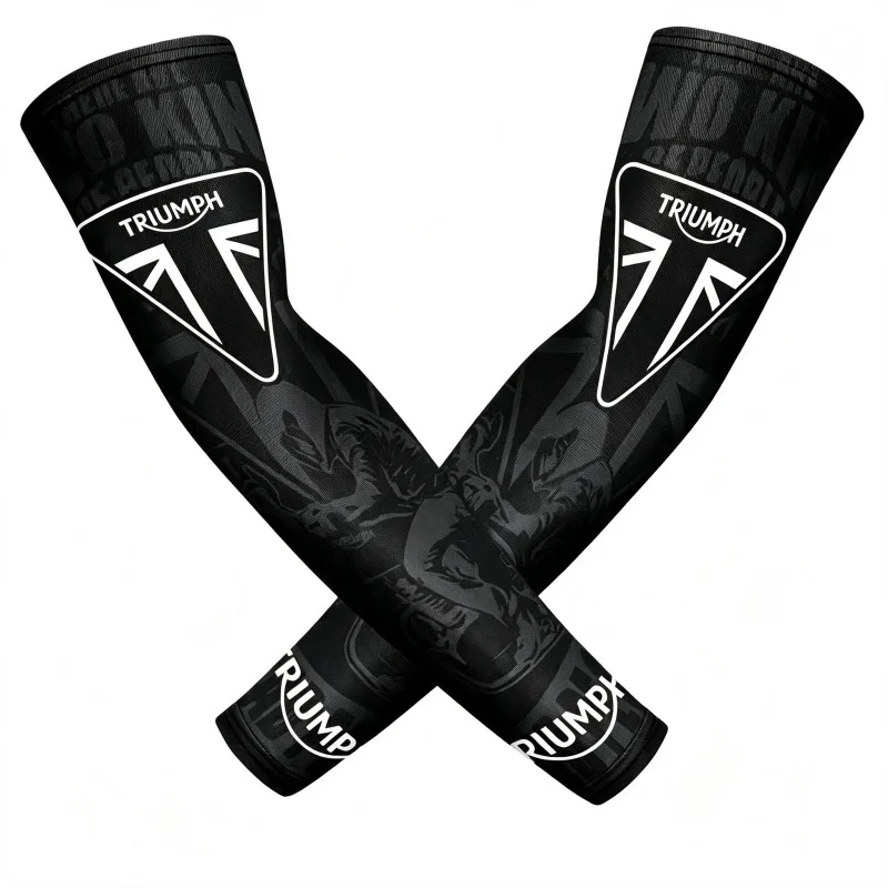 For TRIUMPH SPEED FOUR 600 Speed Triple R S TWIN Motorcycle UV Protection Arm Sleeves Cooling Anti-Slip Breathable