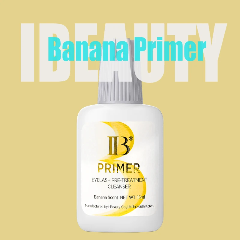 1-Flasche IBeauty Banana Primer Fake Wimpernverlängerung, schnell trocknend, langlebig, Korea Beauty Shop, stark klebendes Zubehör
