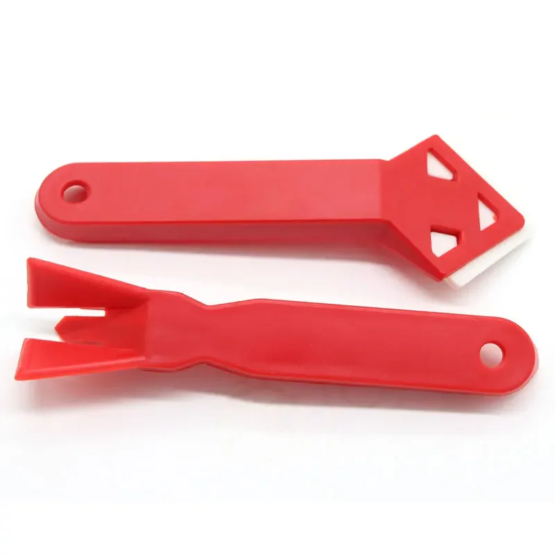 2 Pieces/set of Hand Tools Tile Surface Glue Scraper Caulking Trimming Tool Bathroom Kitchen Floor Seam Trimming Tool