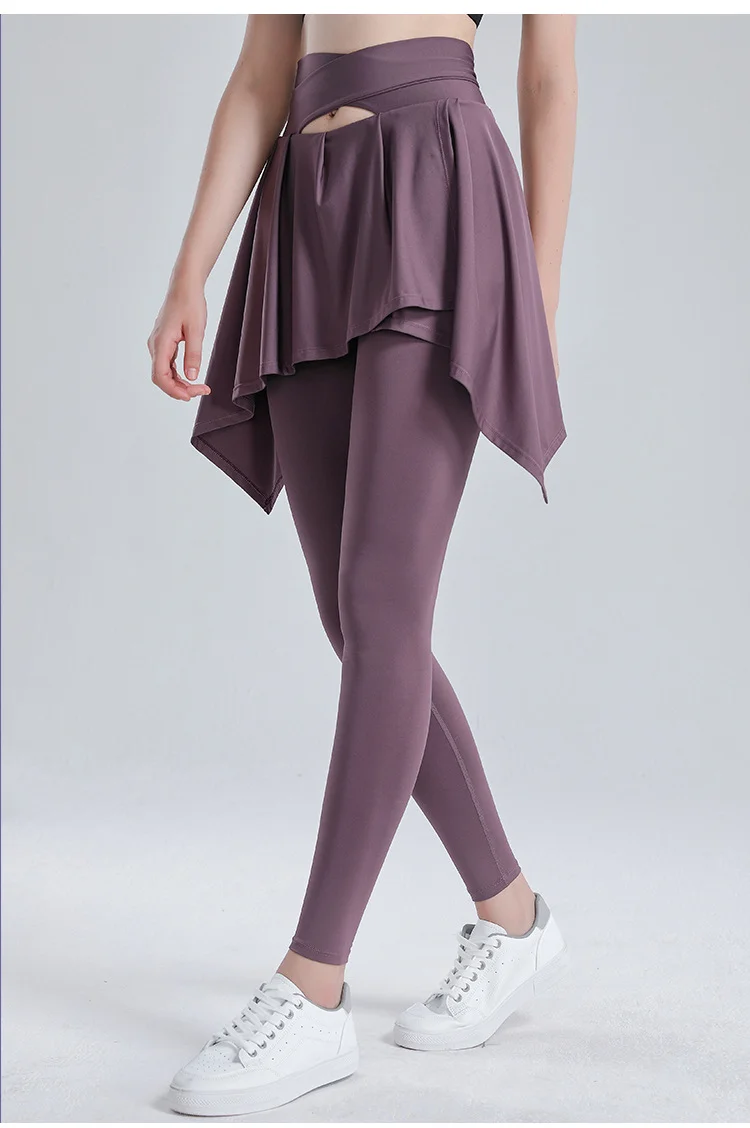 Women's Quick - dry Skirt - style Yoga Pants, Perfect for Running and Fitness 6