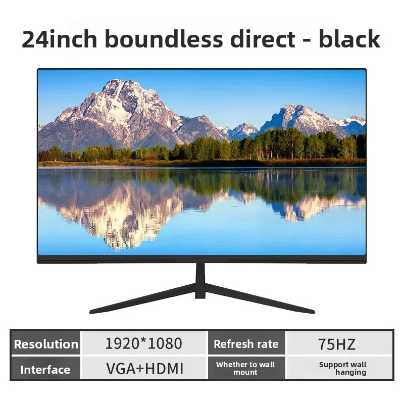 Fotografia 6: Monitor de computador desktop 24 polegadas 27 polegadas 2K4K game office tela LCD 165HZ e-sports