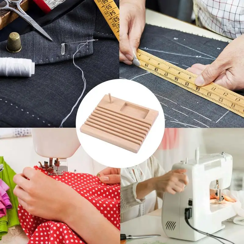 Quilting Wooden Sewing Ruler Rack Organizer Stand Wooden space saving Thread Holder Patchwork Ruler Rack Holder  for Home
