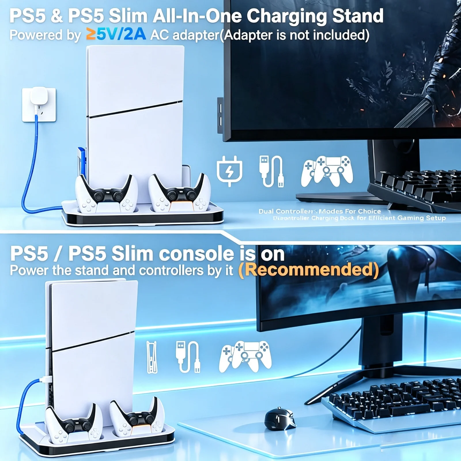 ps5-pro-ps5-slim用多機能充電ドック-デュアルコントローラー充電器-冷却スタンド-ゲームアクセサリー