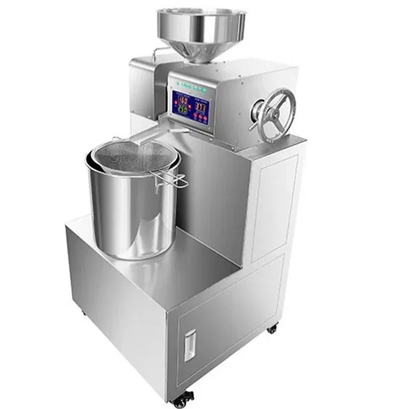 Commercial Stainless Steel Screw Oil Press Machine Automatic Temperature Control Oil Extractor for Peanut Sesame Rapeseed