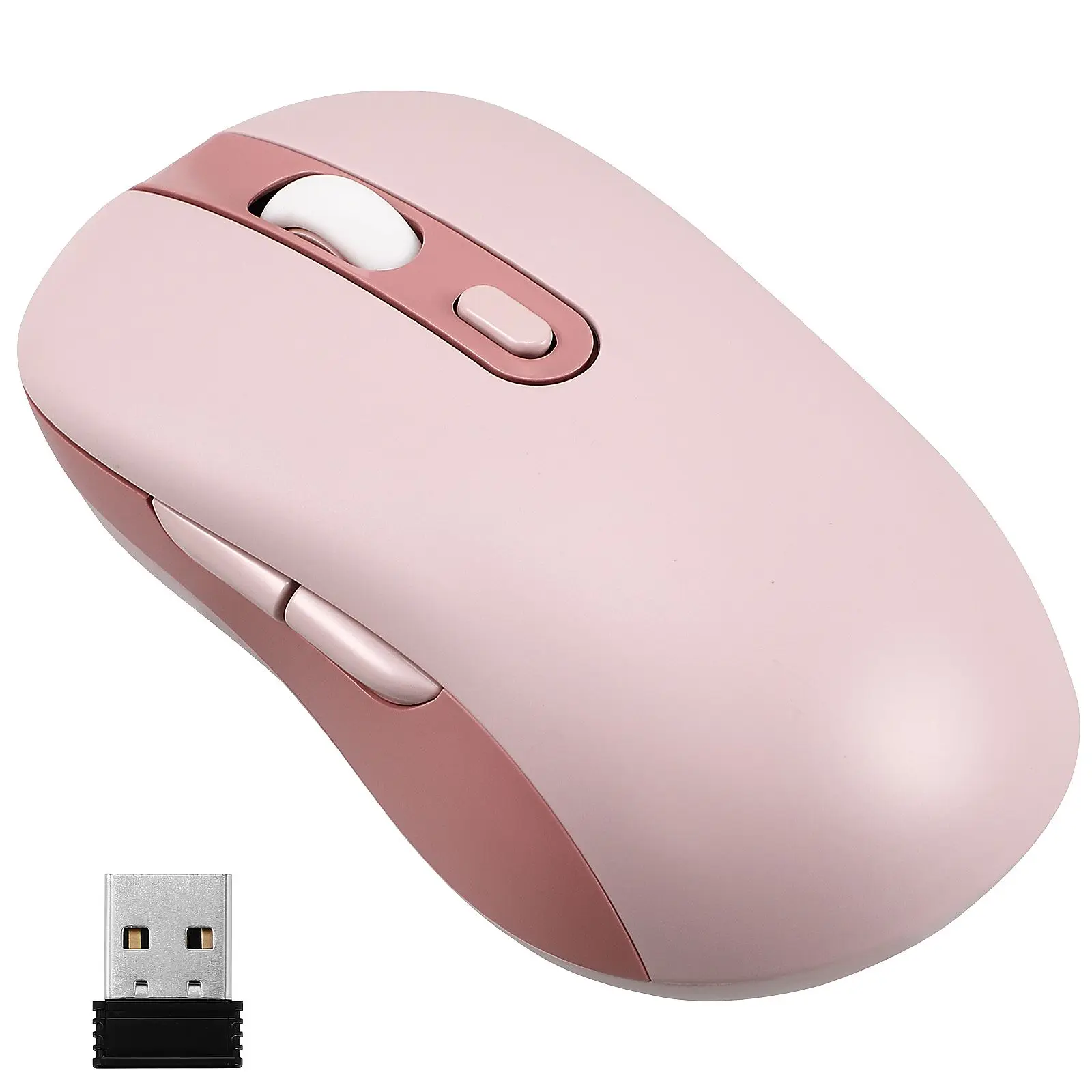

Rechargeable Mouse Wireless Optical Mice for Laptop Small Computer Mouse With Receiver Gaming Portable Lightweight