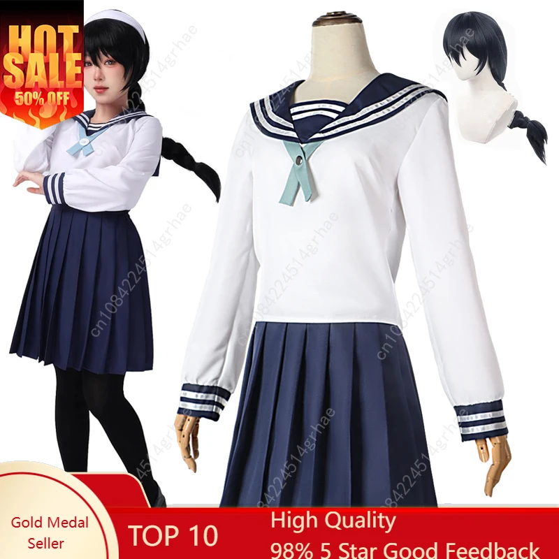 

Anime Amanai Riko Cosplay Sailor JK Suit Dress Outfit Uniform Sets Halloween Women Girls Costume