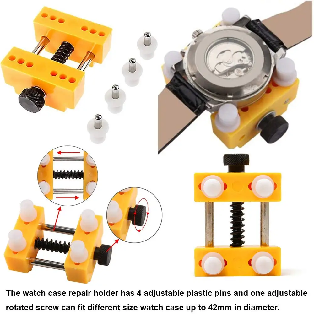 Watch Battery Replacement Tool Kit Adjustable Back Case Opener Repair and Remover Watch  Remover for Rotate Open