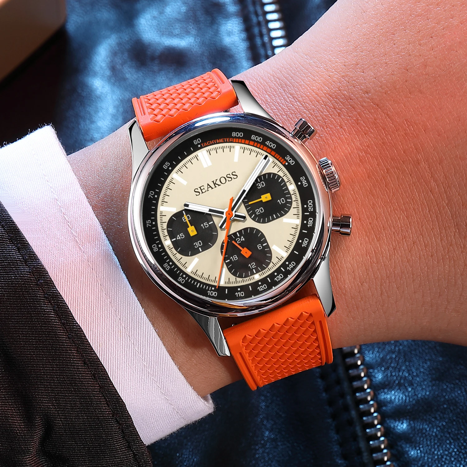 SEAKOSS Saffierglas 1963 Pilot - Chronograph Mechanical Watch Seagull 1963 recensie en prijs