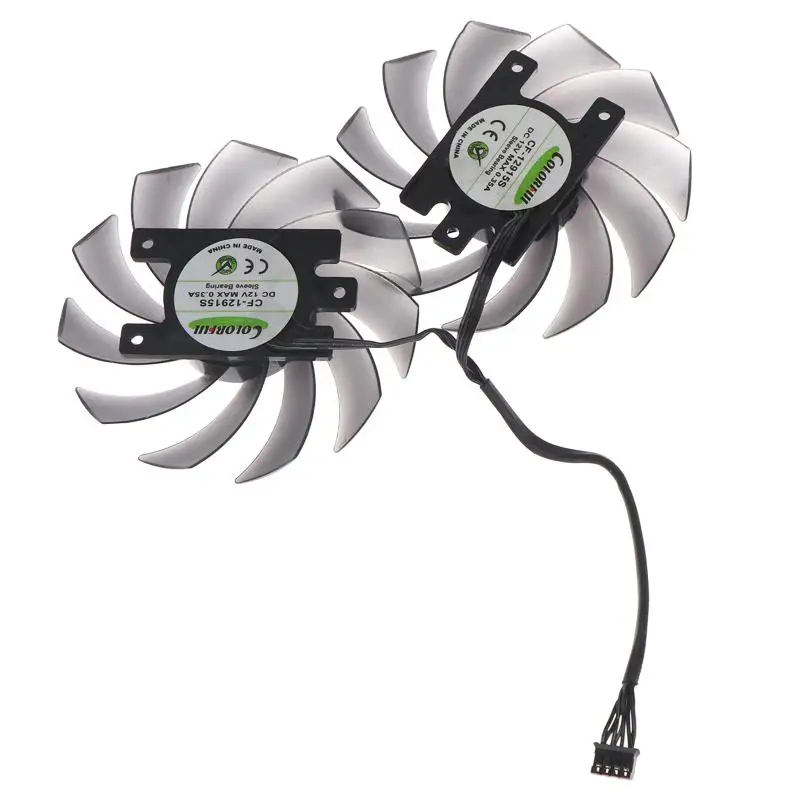 Neuer GPU-Lüfter 4PIN 87MM 4PIN CF-12915S für Inno3D Geforce RTX 2060 1660 Super Twin X2 Grafikkartenkühlung – Detail 5