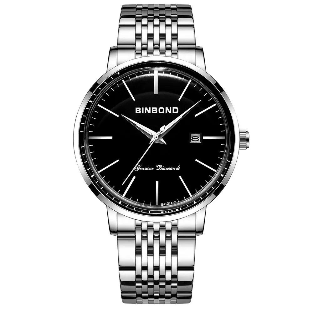 2024 лучший бренд класса люкс мужские наручные часы водонепроницаемые светящиеся мужские часы с датой из нержавеющей стали кварцевые мужские часы мужские Reloj