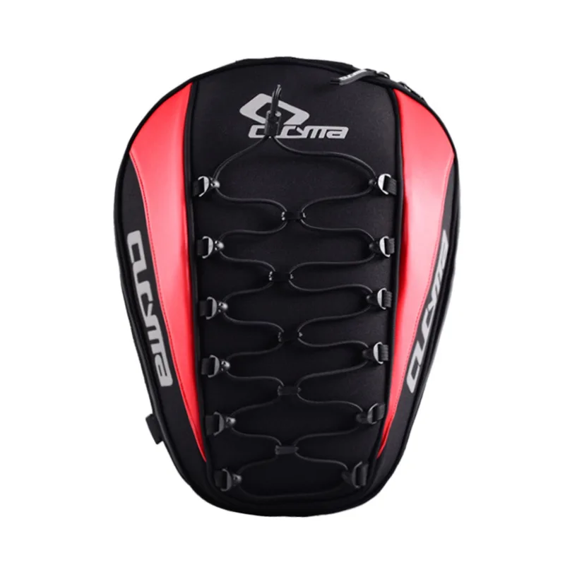 CUCYMA Motorcycle Rear Seat Tail Bag Helmet Bag 20L Expandable Waterproof Riding Luggage Backpack Travel Storage Pack