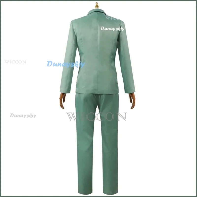 

3,k;6\g/CosplayAnime Season 4 Hunting Mushitarou Oguri Cosplay Costume Wig Green Uniform Full Set Adult Man Carnival Suik;6,y'9\