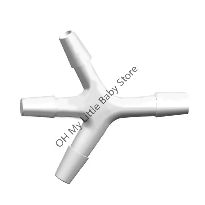 

M76C 3-сторонний разъем Необходимый адаптер для молокоотсоса в сборе для большинства молокоотсосов Сменная насадка белого цвета
