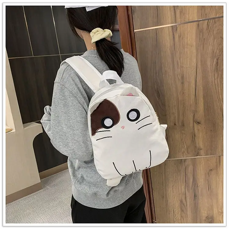 BOMO Cat Backpacks for Ladies Kawaii Japanese Back To School Cute Womens Backpack Casual Versatile Fashion Cartoon Female Bag