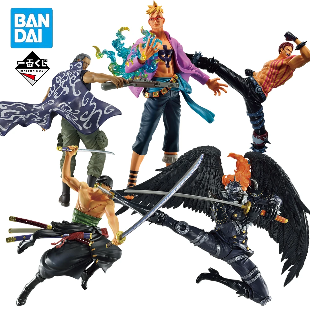 

In Stock ONE PIECE Original BANDAI Roronoa Zoro Marco Charlotte Katakuri Beckman KING Vice-Captain Assembled Boxed Model Toys