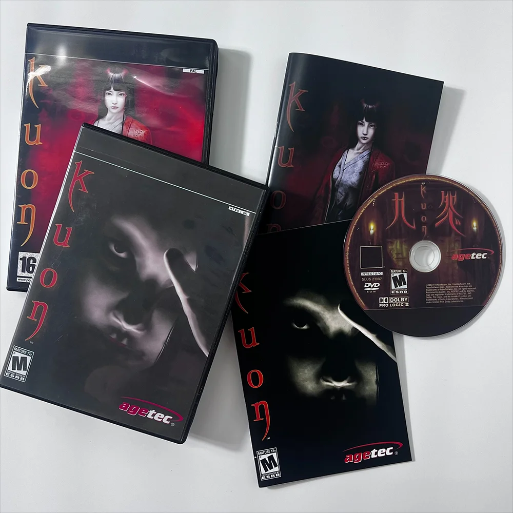 إصدار Retro Game Kuon Copy CD NTSC U/C وPal مع دليل لـ PS2 Disc Game Unlock Console قرص مضغوط قراءة مخصصة مباشرة