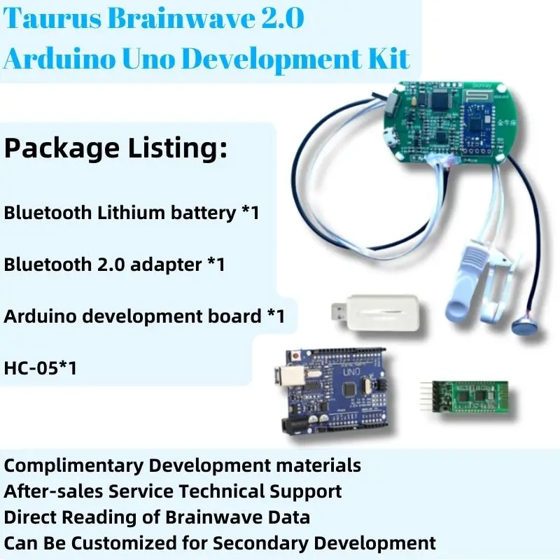 STM32 TGAM Brainwave EEG Sensor Module for Arduino