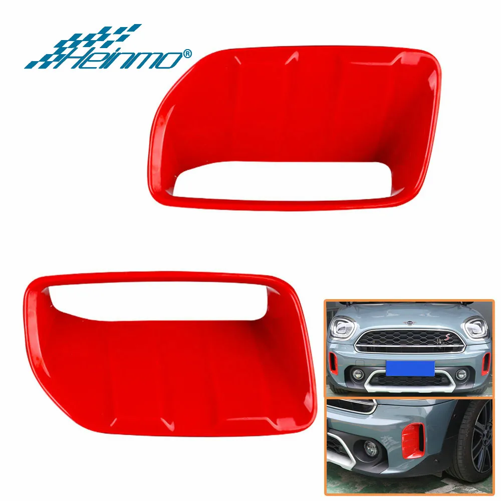 For Mini F60 One S JCW 2022 Countryman Car Air Inlet Decal Cover Red Exterior Accessories F60 Side Trim Frame protection tools