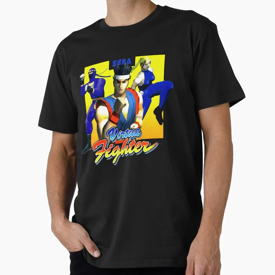 90s Retro Arcade Game Virtua Fighter Gift T shirt 0708 Unisex Gamer Tee Video game Graphic clothes All size tops S-6XL