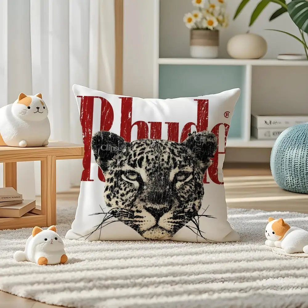 R-RhudeS FASHION Pillow Case Pillow Case Plush Fabric Soft Double Sided Print Home Sofa High Quality Cushion