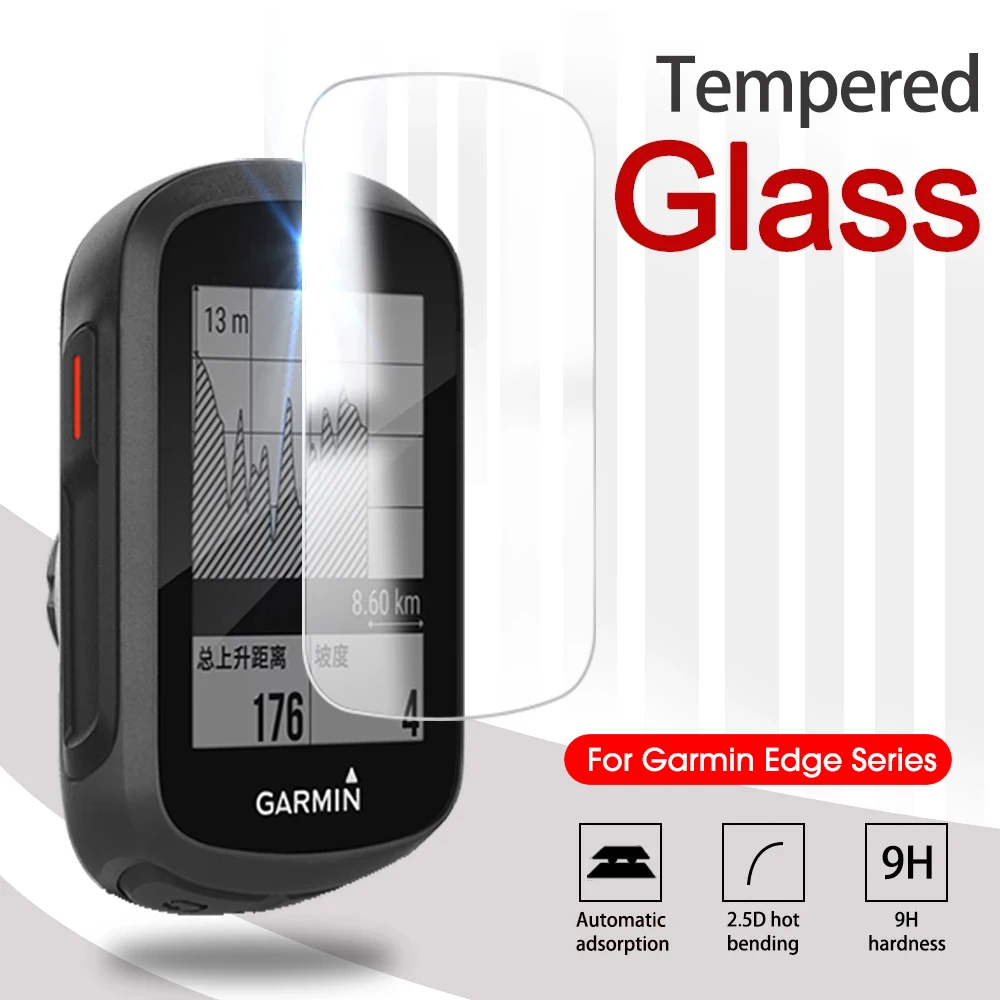 For Garmin Edge 530 830 130 520 820 1030 Bicycle Smart Stopwatch Tempered Glass Screen Protectors Clear Film Cover Accessories