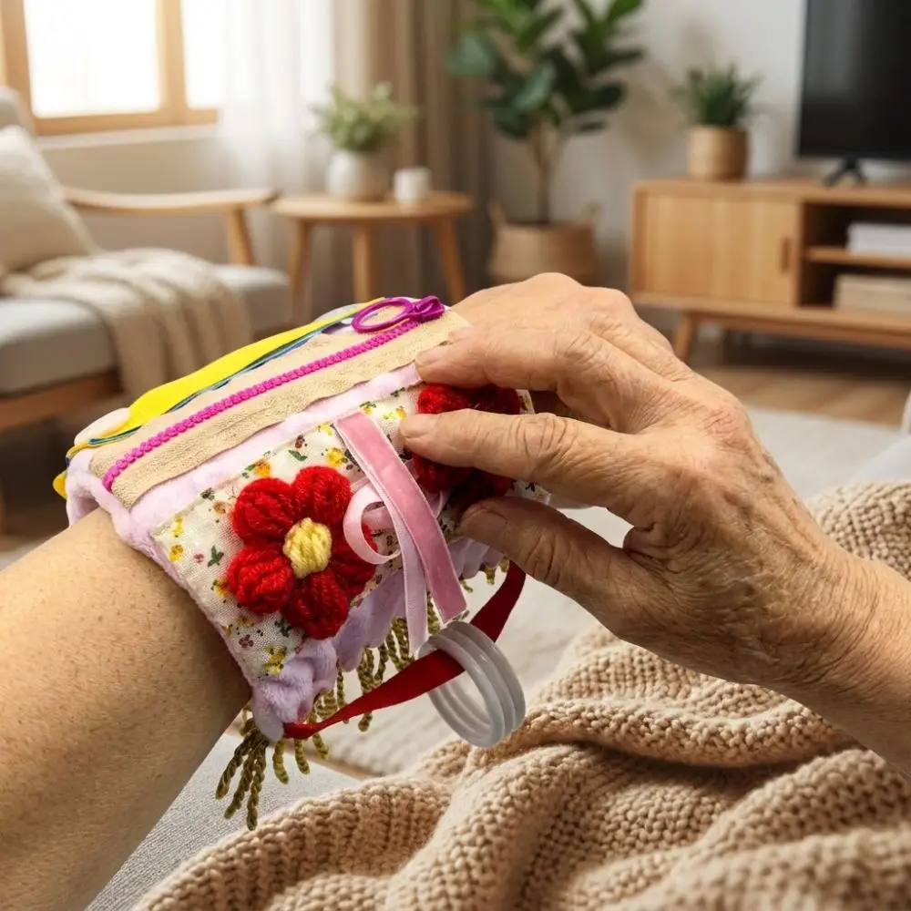 Multi-sensory Stimulation Alzheimer's Sensory Arm Fidget Sleeve Skin-friendly Decompress Fidget Pillow Sleeve Arm Pillowcase