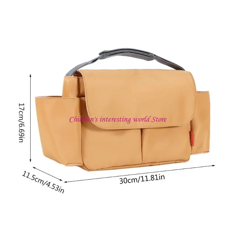 حقيبة حفاضات مقاومة للماء متعددة الوظيفية لوجود عربات تخزين أكياس الأم ل CART NEWBORN TODDLER TODDLE
