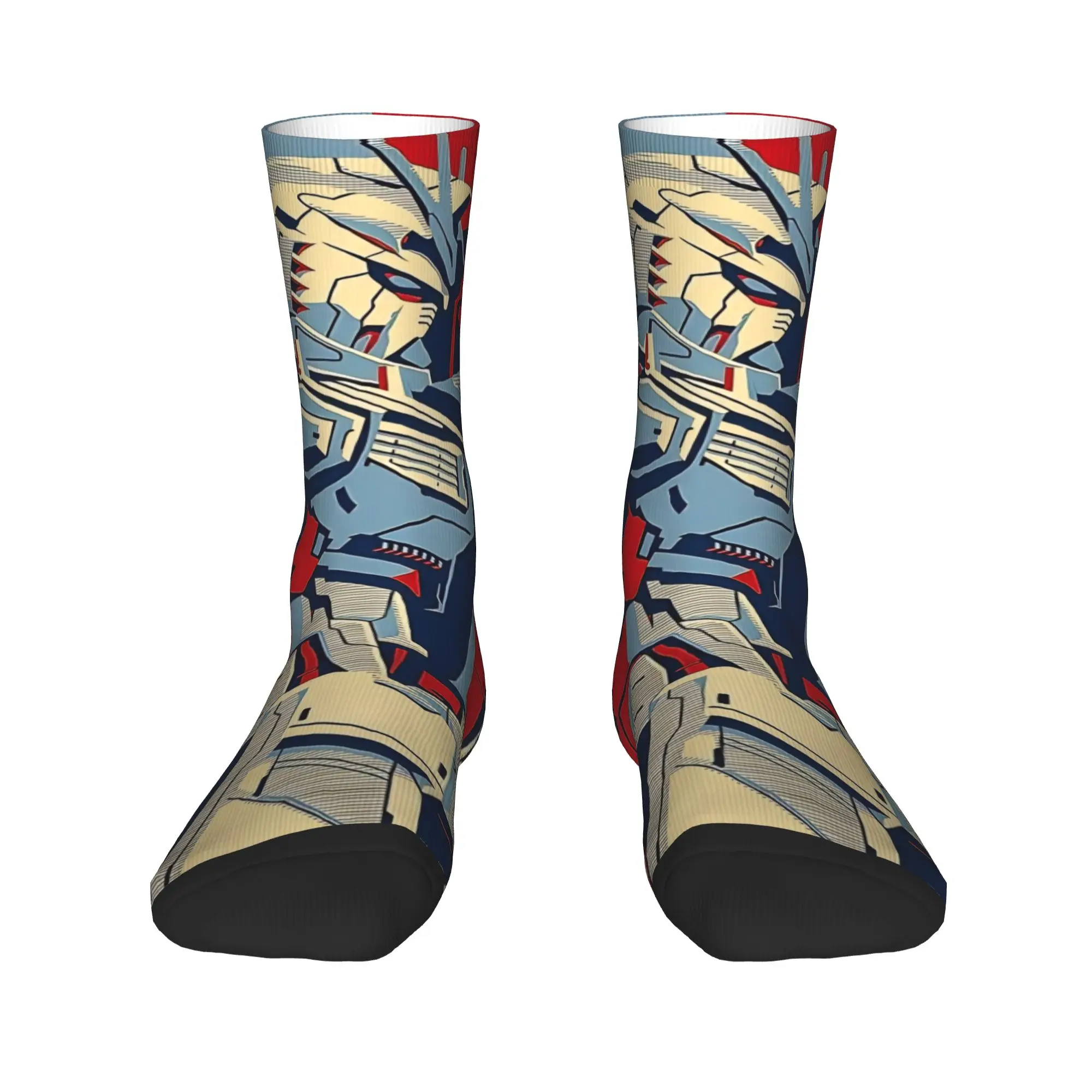 

Funny Sock Bandai gundam Gundam Vintage Seamless Pattern Printed Men Crew Socks Novelty Men's Socks