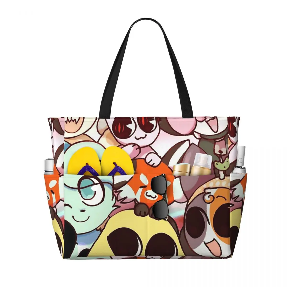 Chikn Nuggit Beach Tote Bag Sport Gym Yoga Duffle Large Tote Bag Women Travel Bag Fitness bag