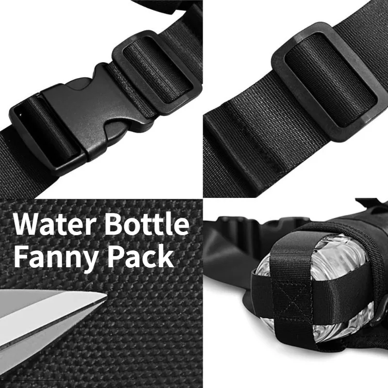 Wasserdichte Lauf-Hüfttasche mit Flasche - usage example